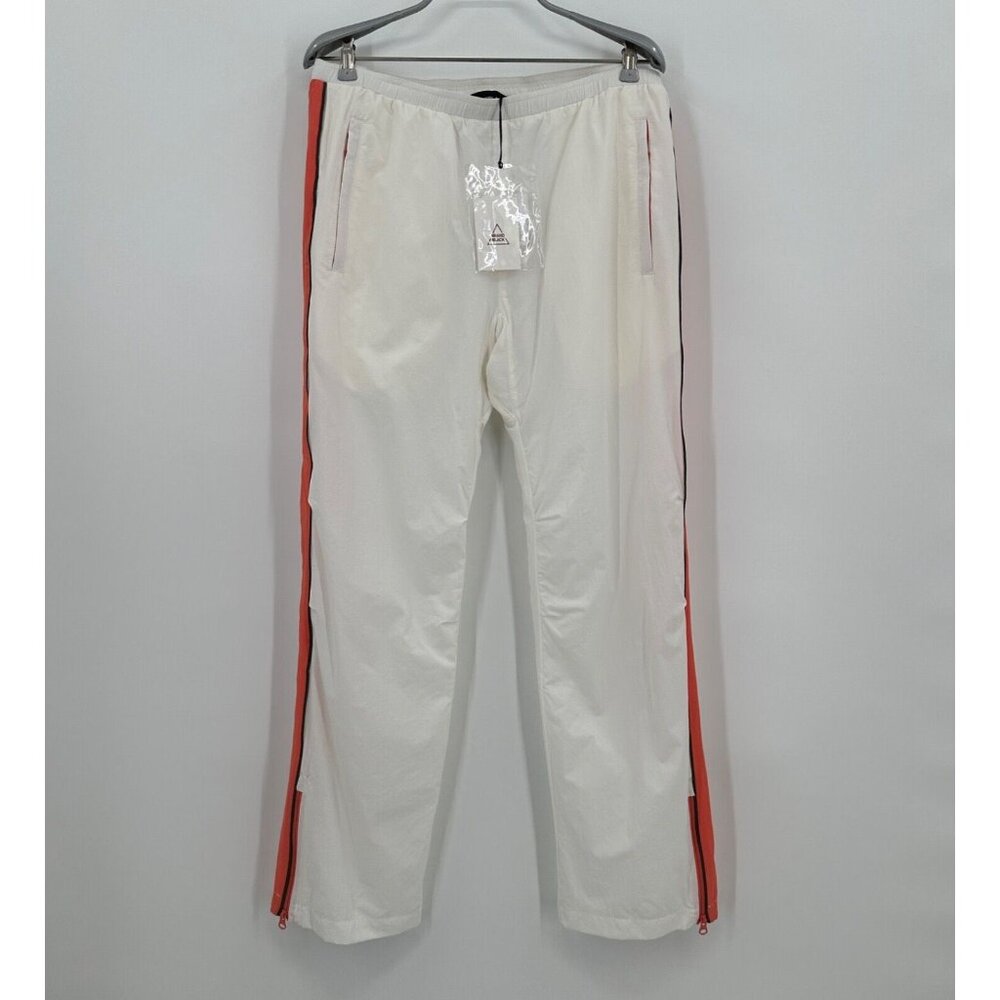 Brandblack Side Stripe Track Pants in White size S/Small NWT